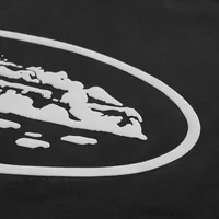 ISLAND PUFF PRINT ZIP HOODIE [BLACK], side view (3 of 4)