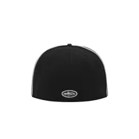 PIRATE RADIO NEW ERA FITTED CAP [BLACK/GREY], back view (2 of 4)