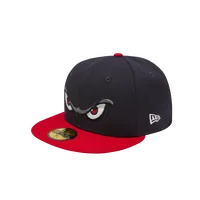 CORTEIZ STORM NEW ERA 59FIFTY FITTED CAP [NAVY/RED] — back view (2 of 5)