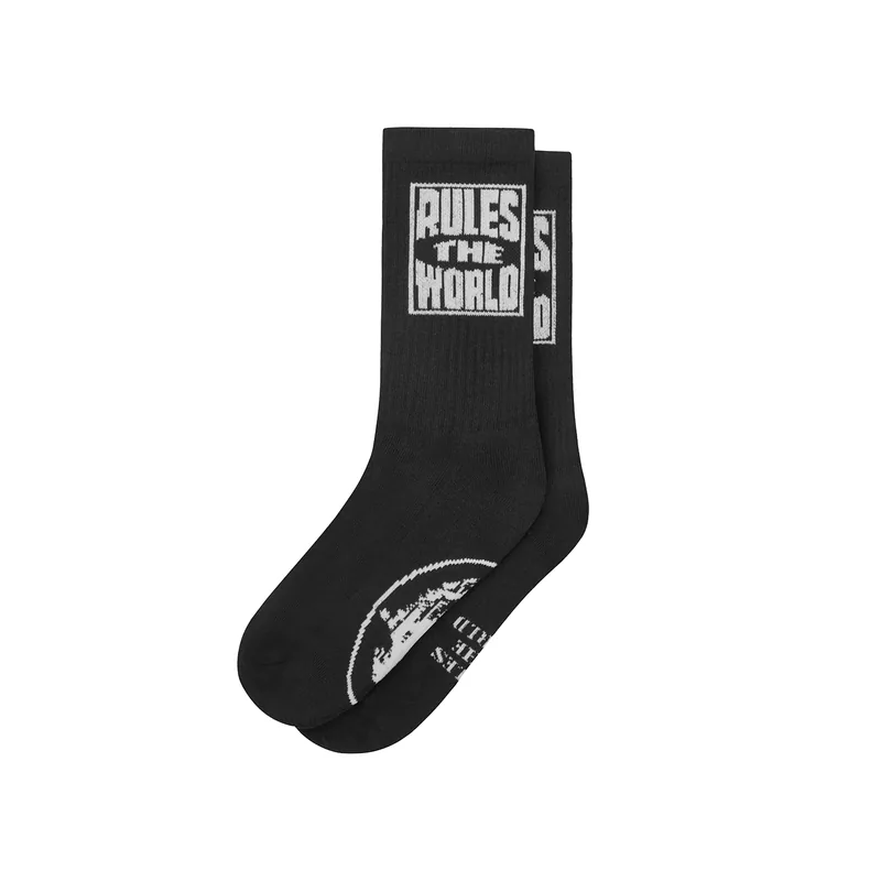 RTW SOCKS [BLACK], front view (1 of 2)
