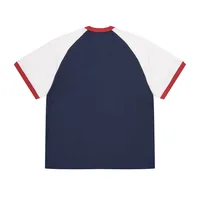 AMERICANA RAGLAN TOP [NAVY], back view (2 of 3)