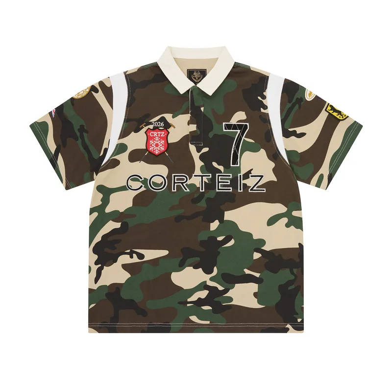ALPINE POLO SHIRT [BACH CAMO], front view (1 of 5)