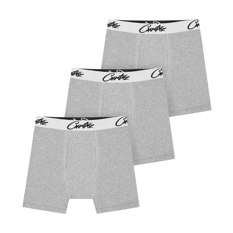 GREY ALLSTARZ BOXERS [3 PACK], front view (1 of 3)
