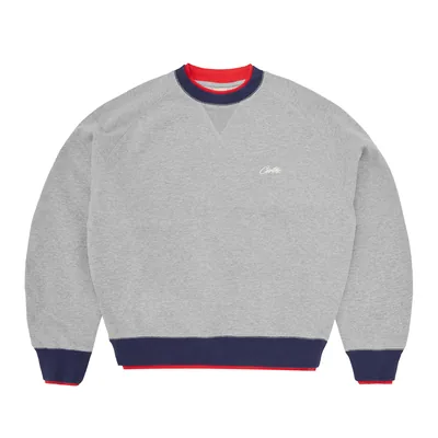 HMP DOUBLE UP CREWNECK [HEATHER GREY]