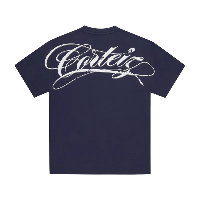 WRITE-OFF HEAVYWEIGHT TEE [NAVY], front view (1 of 2)
