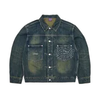 ALWEIZ DENIM JACKET [VINTAGE INDIGO] — front view (1 of 5)