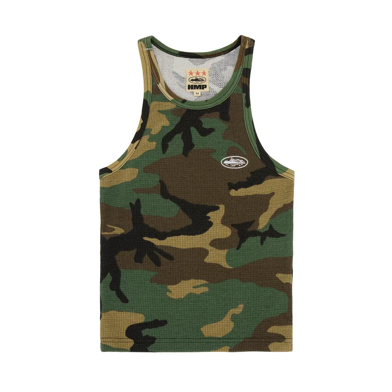 WOMENS CLASSIC TANK TOP [WOODLAND CAMO], front view (1 of 2)