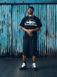 KINGDOM TEE [BLACK], back view (2 of 2)