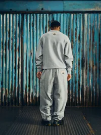 HMP OPEN HEM SWEATPANT [HEATHER GREY], detail (4 of 4)