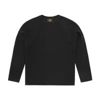 STAR RAGLAN WAFFLE THERMAL [BLACK], back view (2 of 4)