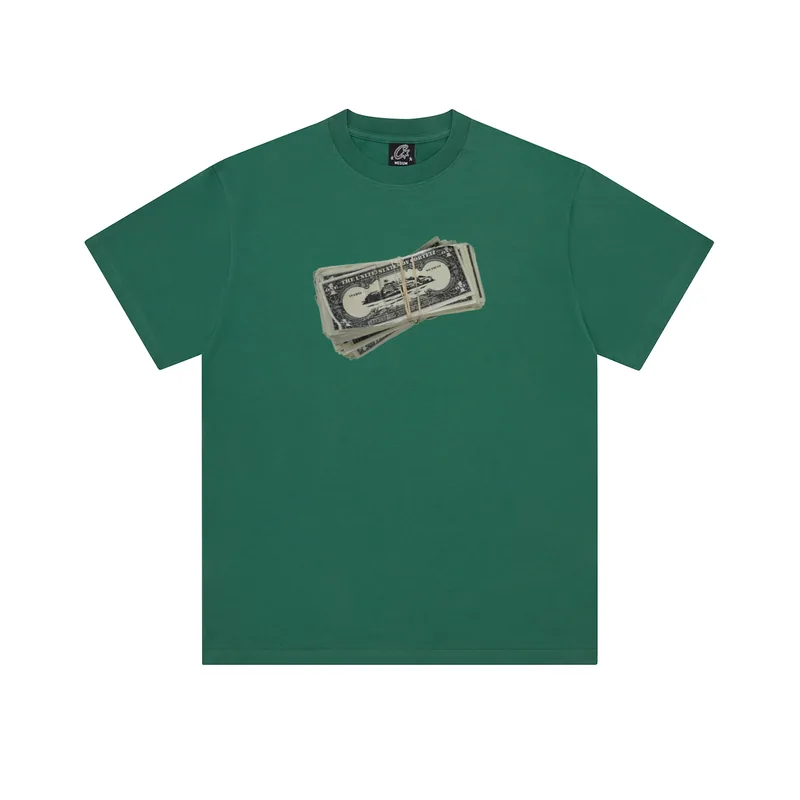 SINGLES TEE [GREEN], front view (1 of 2)