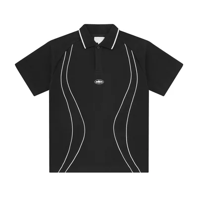 ISLAND PIQUE POLO SHIRT [BLACK]