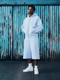 MINI ISLAND SWEATSHORT [BABY BLUE], detail (4 of 4)