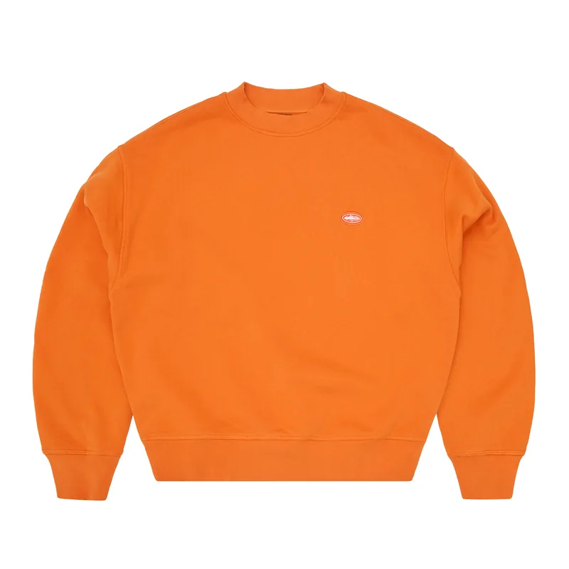 MINI ISLAND CREWNECK [ORANGE], front view (1 of 4)