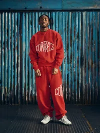 SOPHOMORE CREWNECK [RED], side view (3 of 3)