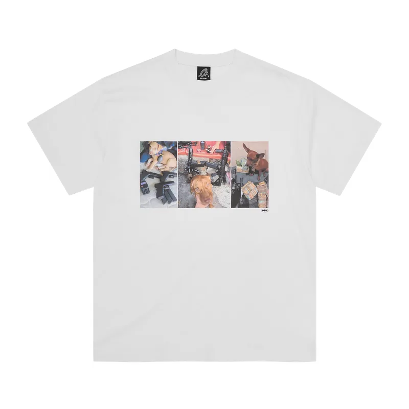 NARCO PETS TEE [WHITE], front view (1 of 4)