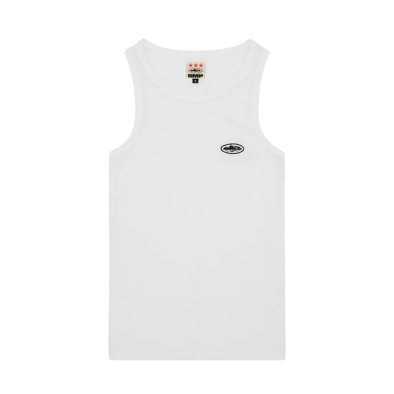 HMP CLASSIC TANK TOP [WHITE], front view (1 of 2)