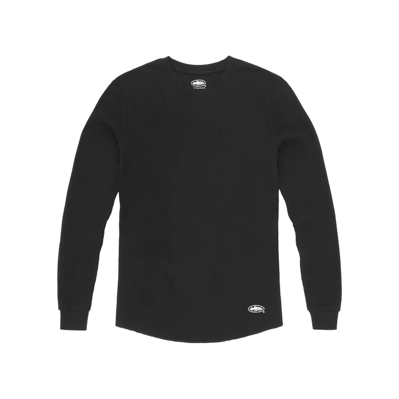GUERILLAZ THERMAL LS TEE [BLACK], front view (1 of 2)