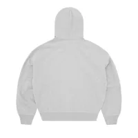 MINI ISLAND ZIP HOODIE [HEATHER GREY], back view (2 of 4)
