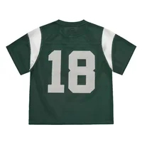 OPEN MESH PANEL JERSEY [FOREST GREEN], back view (2 of 3)
