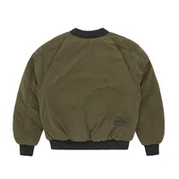 GUERILLAZ HEAVY DUTY BOMBER [OLIVE], back view (2 of 4)