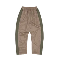 MESH PANEL TRICOT TRACK PANT [TAN / OLIVE], front view (1 of 3)