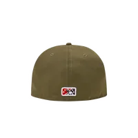 CORTEIZ STORM NEW ERA 59FIFTY FITTED CAP [OLIVE] — side view (3 of 5)