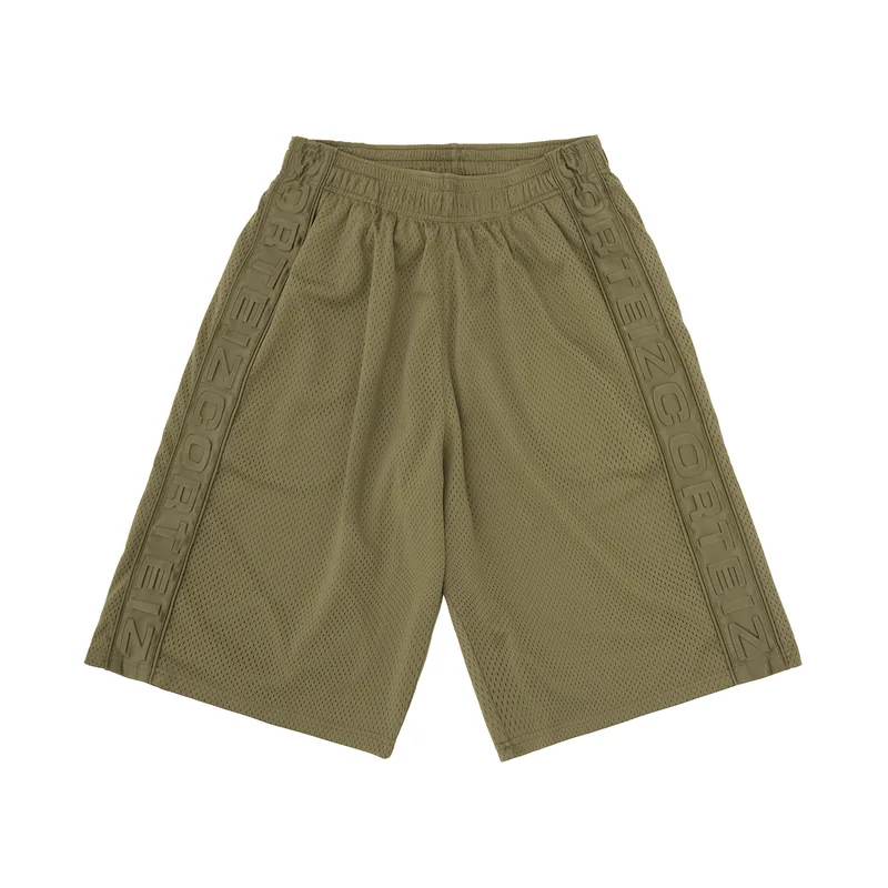 DEM PRO MESH SHORT [OLIVE], front view (1 of 5)