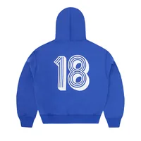 GHINI ZIP HOODIE [ROYAL BLUE], back view (2 of 5)