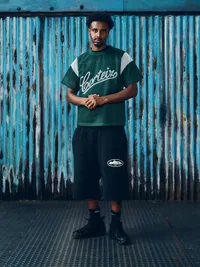 OPEN MESH PANEL JERSEY [FOREST GREEN], side view (3 of 3)