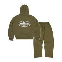 ISLAND PUFF PRINT TRACKSUIT [OLIVE], back view (2 of 2)