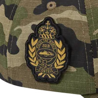 EMBLEM RIPSTOP CAP [WOODLAND CAMO], side view (3 of 4)