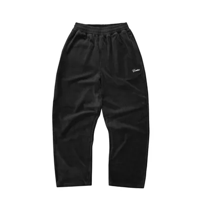 PISTA VELOUR TRACK PANT [BLACK]