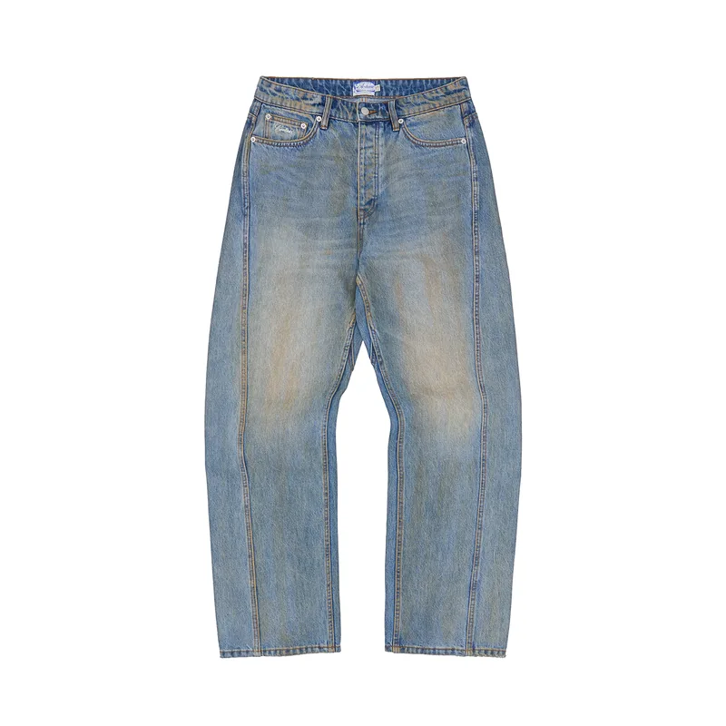 ARDWEAR PANEL BAGGY JEANS [WASHED INDIGO], front view (1 of 5)