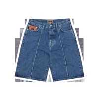 C-STAR DENIM SHORT [MIDWASH], back view (2 of 2)