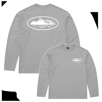 OG ISLAND LS TEE [HEATHER GREY]