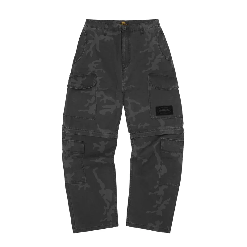 GUERILLAZ CONVERTIBLE PANT [BLACK CAMO], front view (1 of 5)