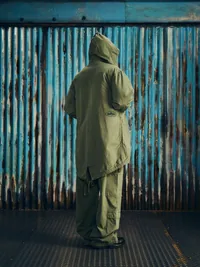 GUERILLAZ FISHTAIL PARKA [OLIVE], close-up (5 of 5)