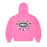 ALWEIZ ZIP HOODIE [PINK] — back view (2 of 3)