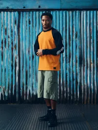 GUERILLAZ CARGO SHORT [OLIVE], side view (3 of 4)
