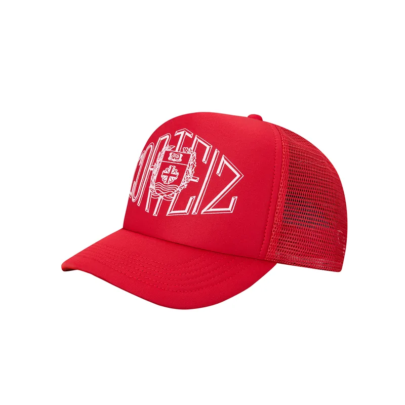 SOPHOMORE TRUCKER HAT [RED], front view (1 of 2)
