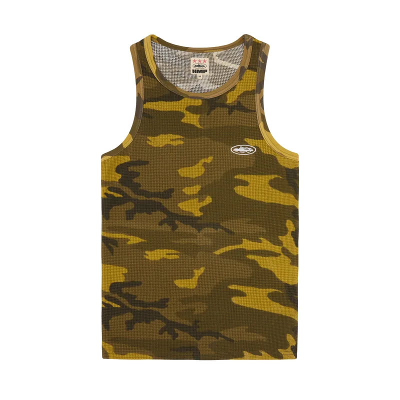 HMP CLASSIC TANK TOP [YELLOW CAMO], front view (1 of 3)