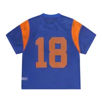 OPEN MESH PANEL JERSEY [BLUE/ORANGE], back view (2 of 2)
