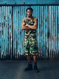 HMP CLASSIC TANK TOP [WOODLAND CAMO], side view (3 of 3)