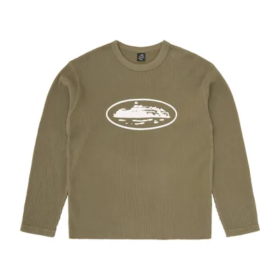 ISLAND WAFFLE THERMAL [OLIVE]