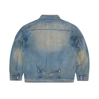 ARDWEAR PANEL DENIM JACKET [WASHED INDIGO], back view (2 of 5)