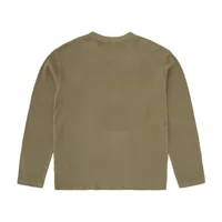 ISLAND WAFFLE THERMAL [OLIVE], back view (2 of 2)