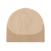 VVS RIB KNIT BEANIE [NATURAL], back view (2 of 4)