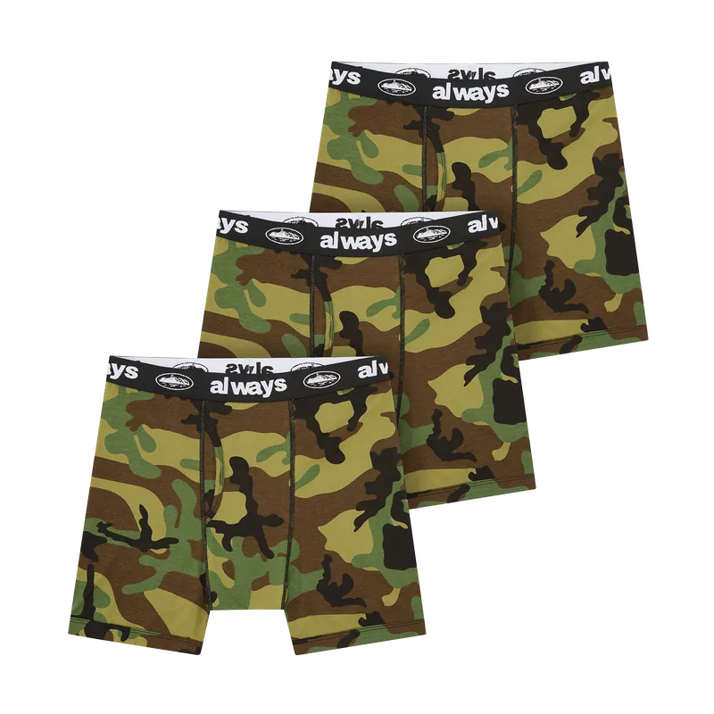 ALWEIZ CAMO BOXERS [3 PACK] — front view (1 of 2)