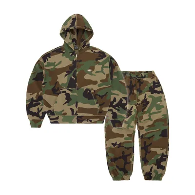 MINI ISLAND HOODIE TRACKSUIT [WOODLAND CAMO]